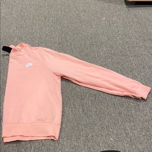 Coral Nike crew neck